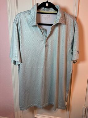 Mens Mint Green Performance Polo by Malfreg